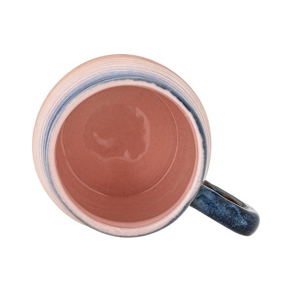 Modré/oranžové keramické hrnky v sadě 4 ks 200 ml Tatum – Bloomingville-image-4