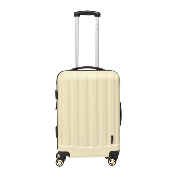 Krémový cestovní kufr Packenger Koffer, 74 l