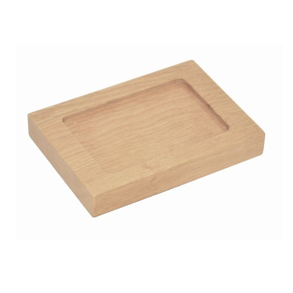 Tácek pod mýdlo z dubového dřeva Wireworks Mezza-image-1