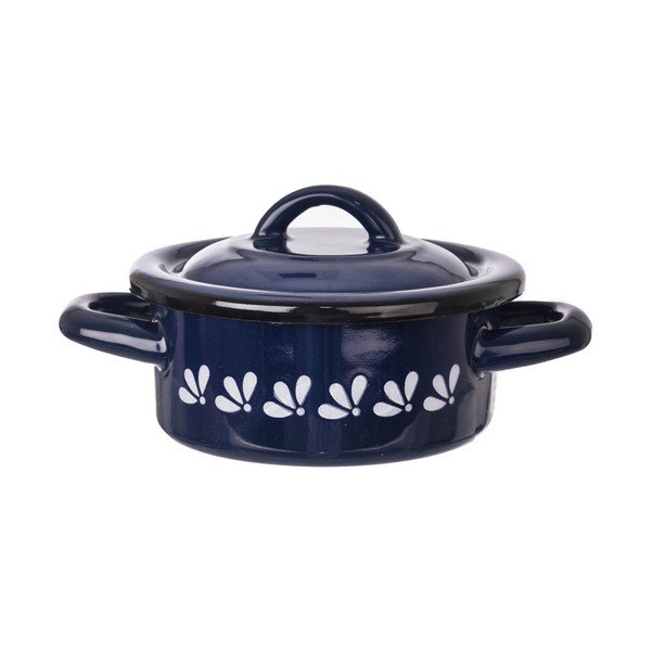 Modrý smaltovaný hrnec Orion, 0,6 l-image-2