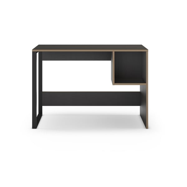 Pracovní stůl s černou deskou 50x110 cm Lyly – Marckeric