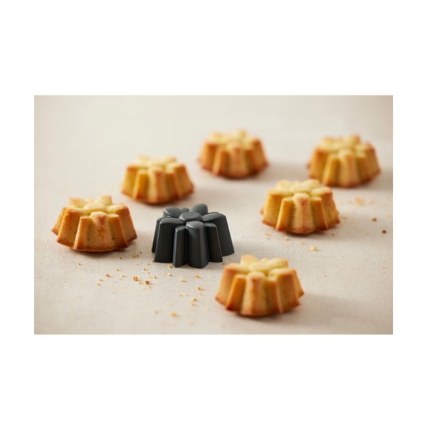 Silikonové formy na pečení muffinů v sadě 6 ks Flower – Blomsterbergs-image-3