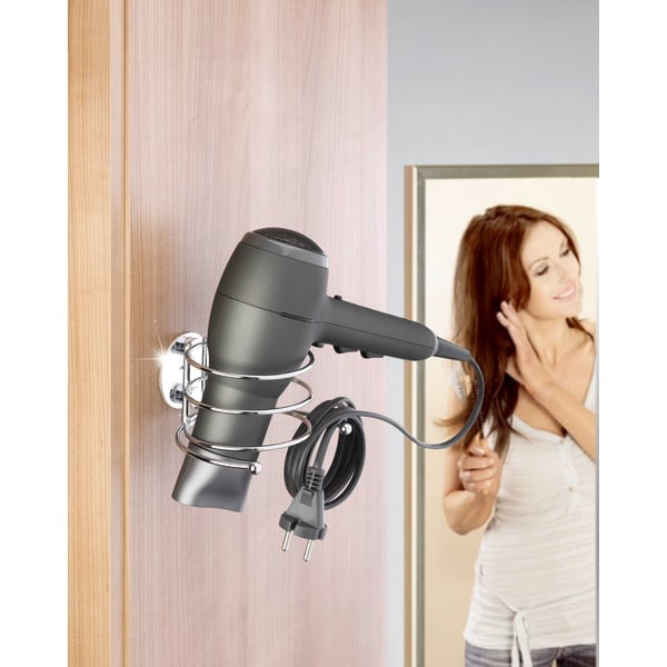 Samodržící věšák na fén Wenko Turbo-Loc, nosnost až 40 kg-image-3