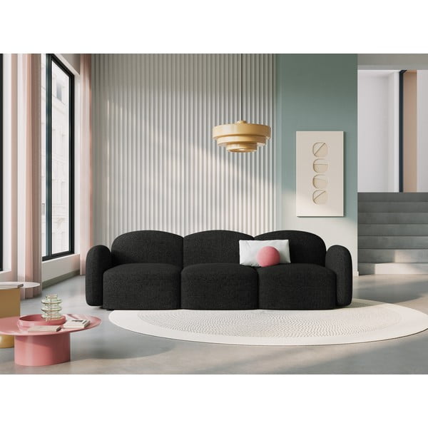 Černá pohovka 272 cm Blair – Micadoni Home-image-1