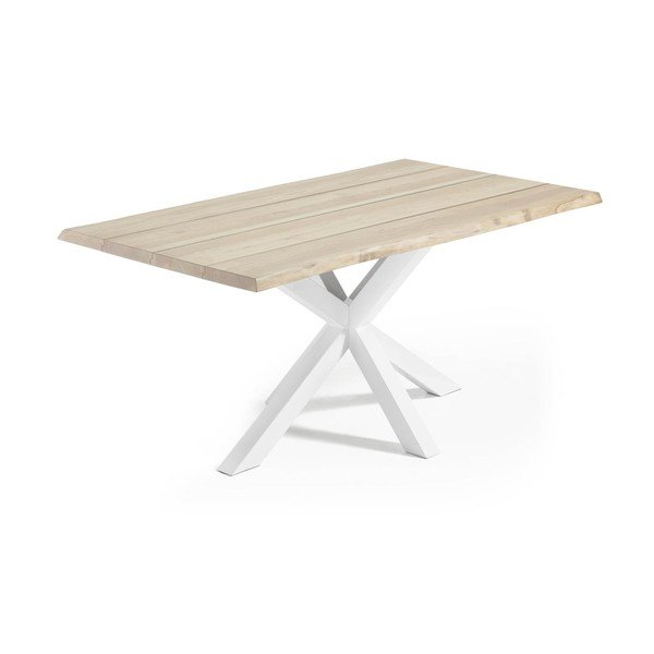 Jídelní stůl s deskou v dubovém dekoru 90x160 cm Argo – Kave Home