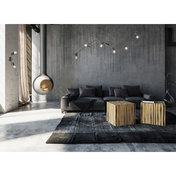 Černé bodové svítidlo 8x25 cm Ran – Fischer & Honsel-image-1