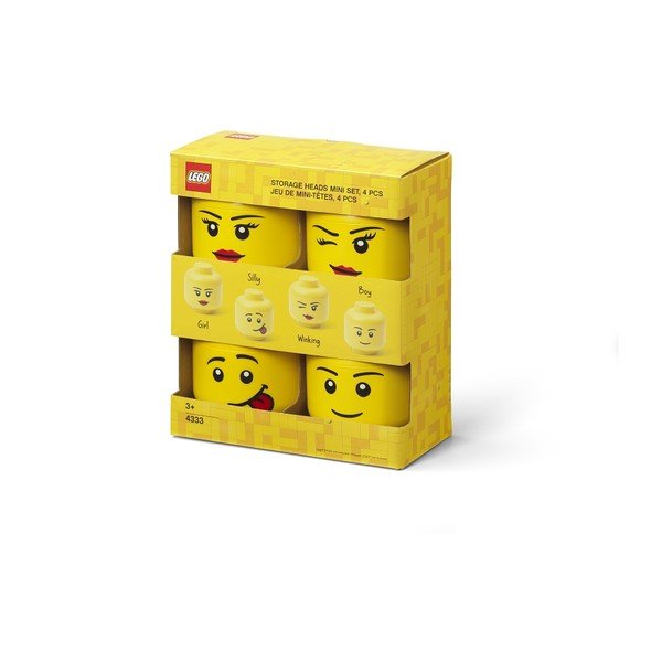 Plastové dětské úložné boxy v sadě 4 ks Multi-Pack - LEGO®-image-3