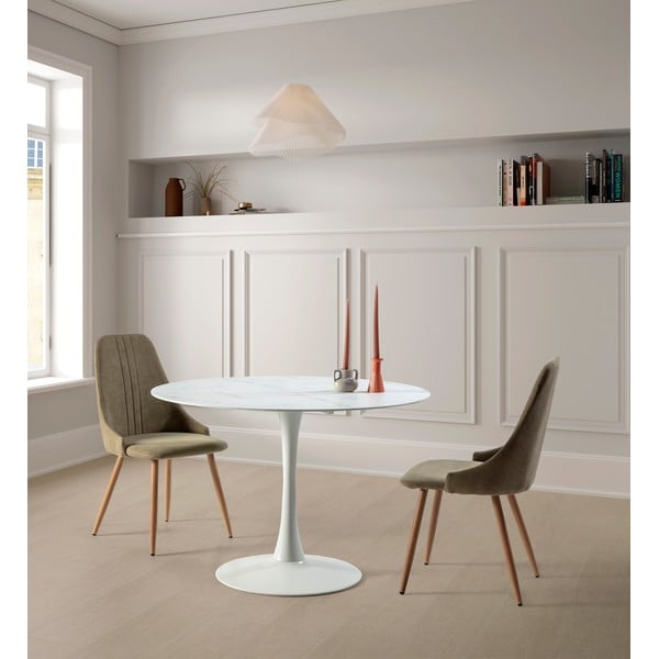 Kulatý jídelní stůl ø 110 cm Ada – Marckeric-image-1