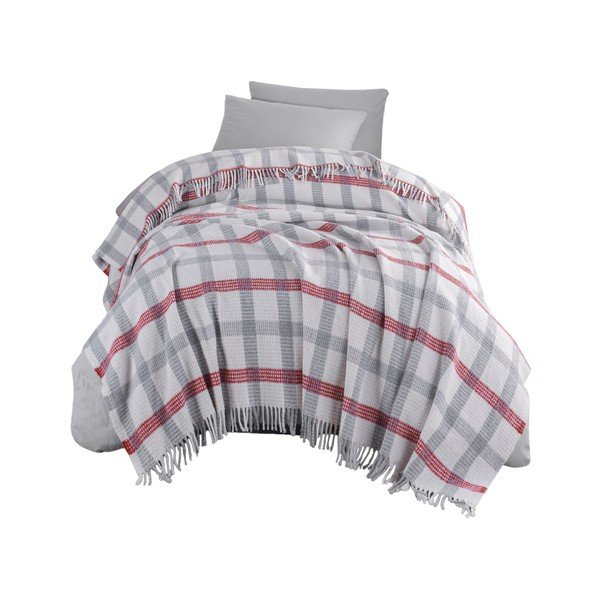 Šedý přehoz 150x200 cm Warm Soft – Mijolnir