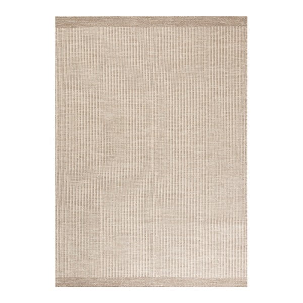 Béžový ručně tkaný vlněný koberec Linie Design Newham, 140 x 200 cm