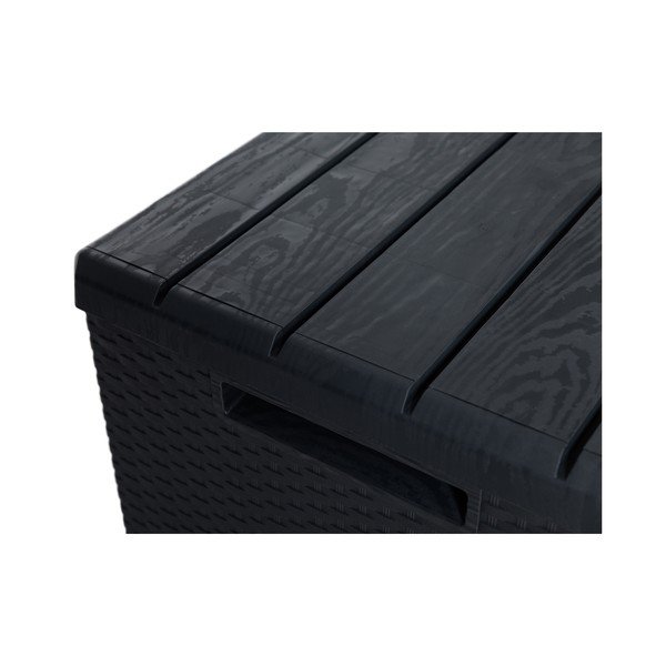 Tmavě šedý zahradní úložný box Portofino – Toomax-image-3