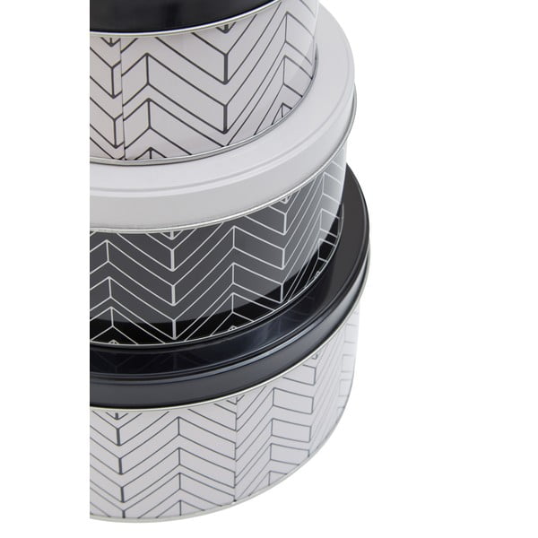 Kovové dózy na potraviny v sadě 3 ks Urban – Premier Housewares-image-1