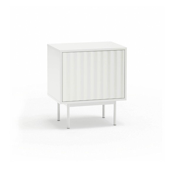 Bílý matný noční stolek Sierra – Teulat-image-2