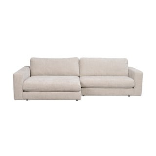 Krémszínű sarokkanapé (bal oldali) Duncan - Rowico