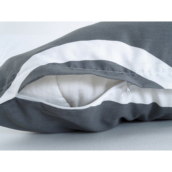 Šedé krepové povlečení na jednolůžko 140x200 cm Top Class – B.E.S.-image-3