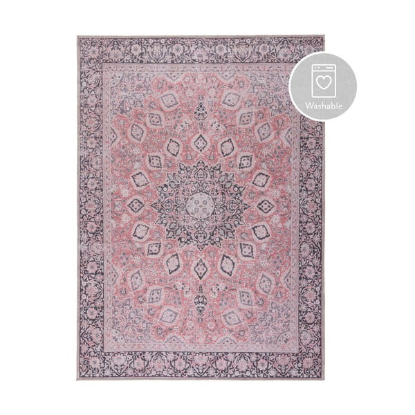 Růžový pratelný koberec 80x150 cm FOLD Somerton – Flair Rugs