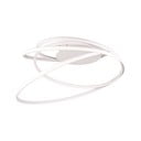 Bílé LED stropní svítidlo s kovovým stínidlem Nala – Trio Select