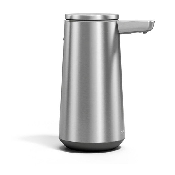 Bezdotykový dávkovač mýdla z nerezové oceli v matně stříbrné barvě 296 ml – simplehuman-image-4