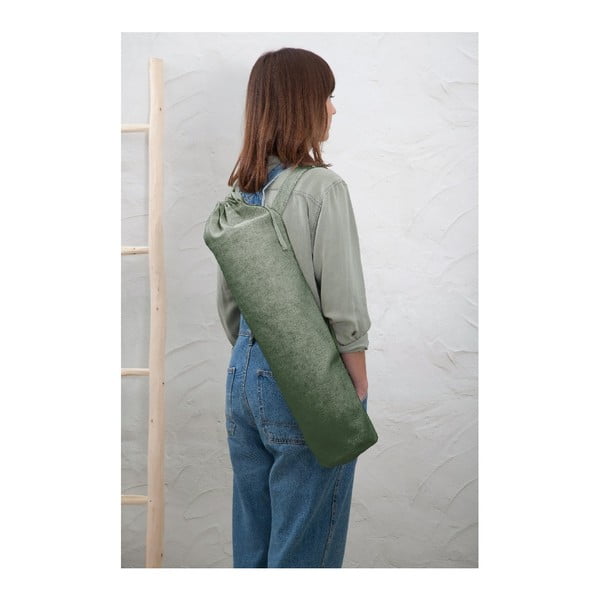 Látkový obal na jogamatku Really Nice Things Green Moss, výška 80 cm-image-1