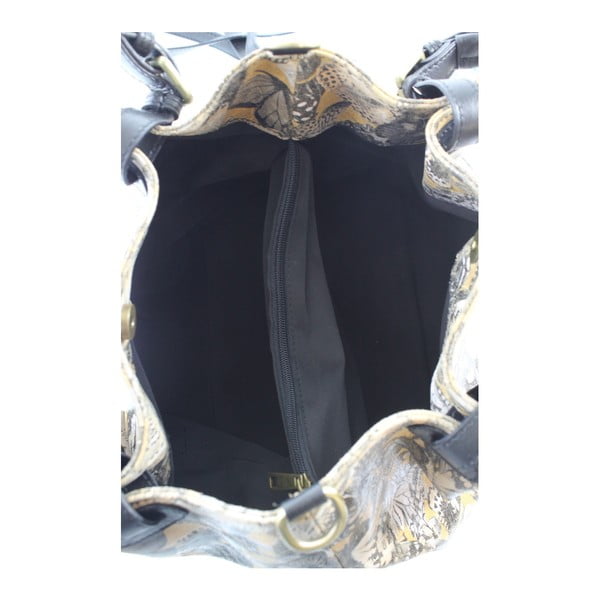 Karamelová kožená kabelka Teresa-image-1