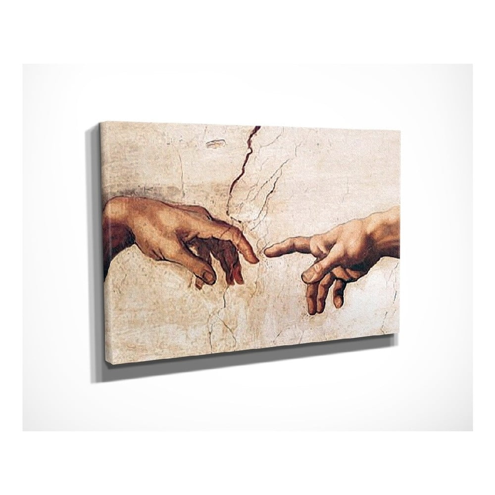 Nástěnná reprodukce na plátně Michelangelo, 40 x 30 cm