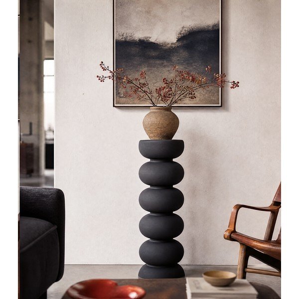 Kovový kulatý odkládací stolek ø 35 cm Kobodo – Light & Living-image-1