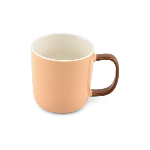Oranžový hrnek z kostního porcelánu 370 ml Mae – ONA-image-2