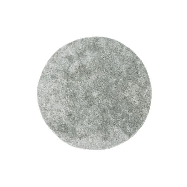 Šedý kulatý koberec ø 120 cm Roma Liso – Universal