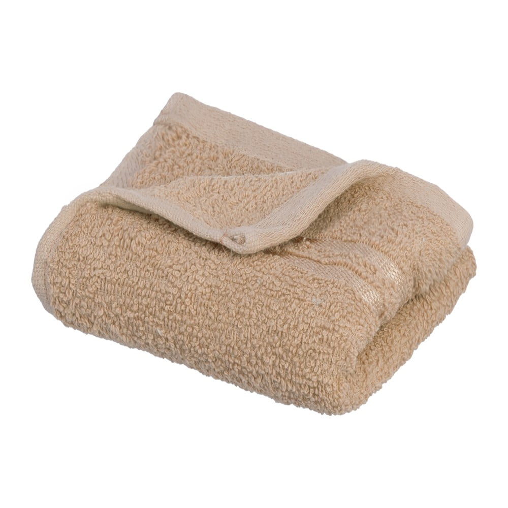 Béžový froté bavlněný ručník 30x50 cm Simple – Casa Selección