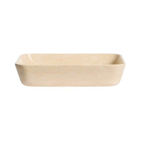 Béžové kamenné umyvadlo 55x35 cm Darnen – Kave Home