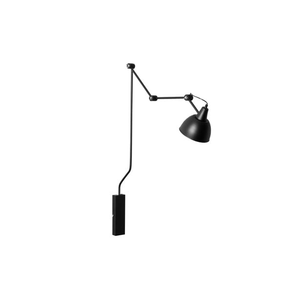 Černá nástěnná lampa Custom Form Coben