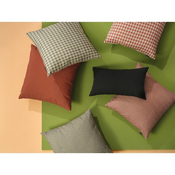 Oranžovo-bílý venkovní polštář Hartman Poule, 50 x 50 cm-image-3