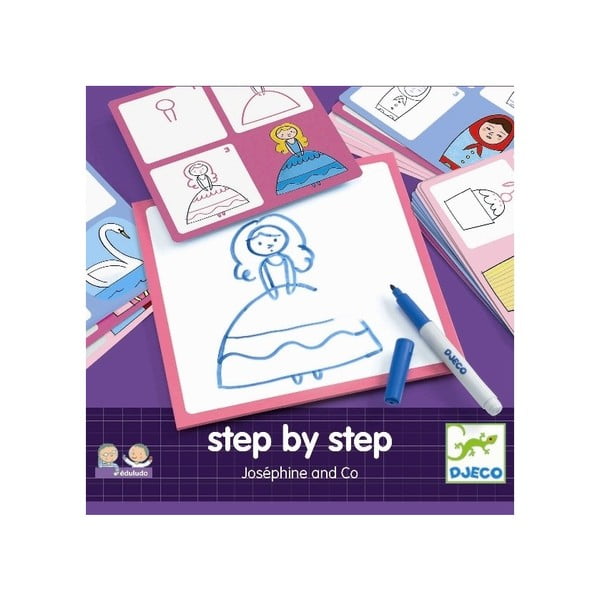 Kreativní sada Djeco Step By Step Josephine-image-1
