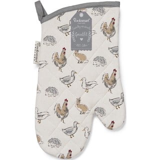 Bavlněná kuchyňská rukavice Cooksmart ® Country Animals