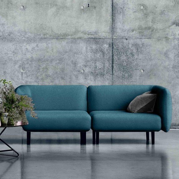 Tyrkysová pohovka Softline Elle, 230 cm-image-1