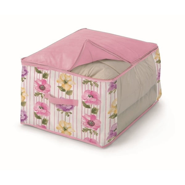 Růžový úložný box na přikrývky Cosatto Beauty, šířka 60 cm