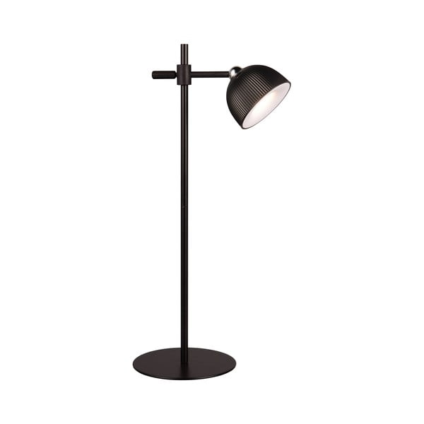 Stmívatelná černá LED stolní lampa s klipem (výška 41 cm) Maxima – Trio