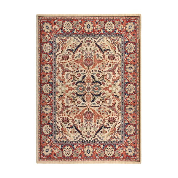 Vlněný koberec Ibai, 60x120 cm, béžový