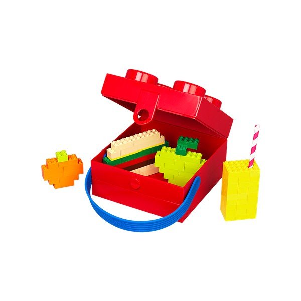 Červený úložný box s rukojetí LEGO®-image-1