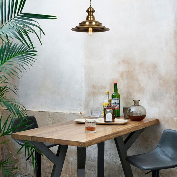 Závěsné svítidlo v bronzové barvě s kovovým stínidlem ø 39 cm Obyla – Opviq lights-image-1