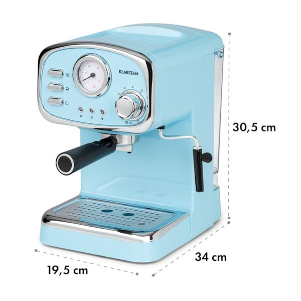 Modrý kávovar Klarstein Espressionata Gusto-image-2