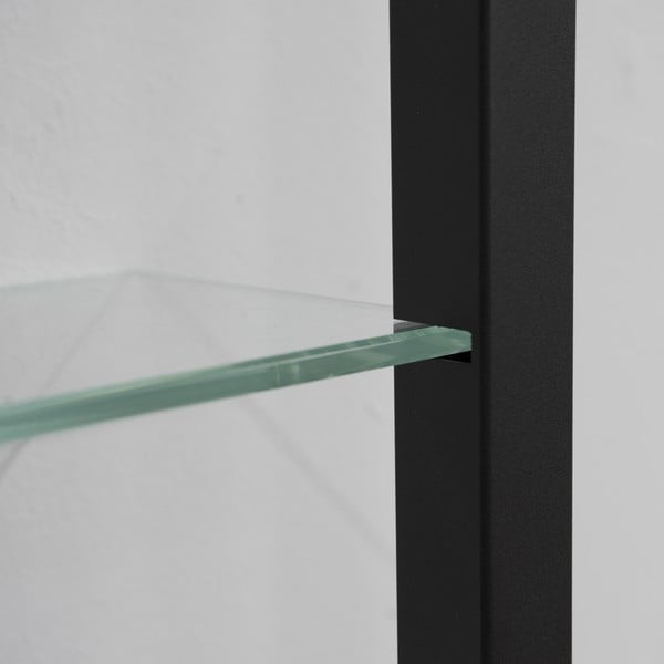 Černá patrová kovová police 46 cm Cubic – Spinder Design-image-3