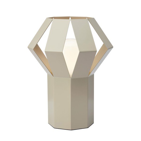 Béžová kovová stolní lampa s kovovým stínidlem (výška 27 cm) Octa – Markslöjd