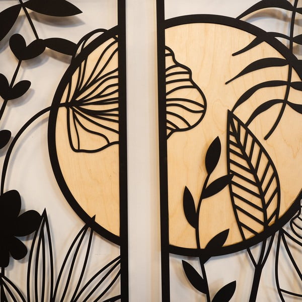 Kovová nástěnná dekorace 29x68 cm Meadow – Wallity-image-2