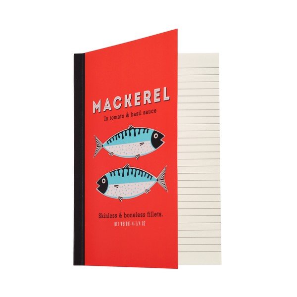 Zápisník 60 stránek formát A5 Fish – Rex London-image-1