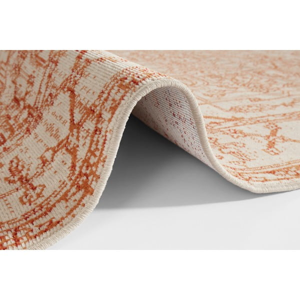 Oranžový koberec s podílem recyklované bavlny Nouristan, 200 x 290 cm-image-2