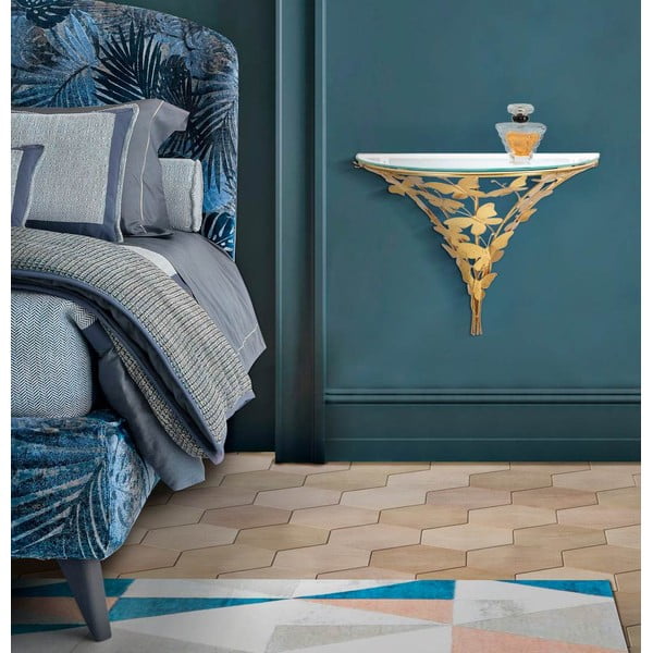 Noční stolek ve zlaté barvě Butterfly – Mauro Ferretti-image-4