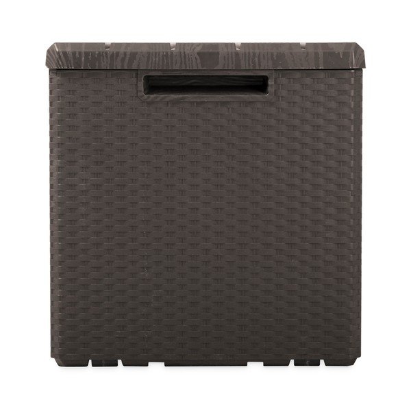 Tmavě hnědý zahradní úložný box Portofino – Toomax-image-2