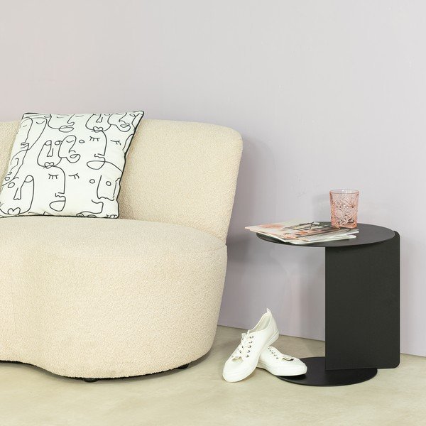 Kovový kulatý odkládací stolek ø 40 cm Salsa – Spinder Design-image-1