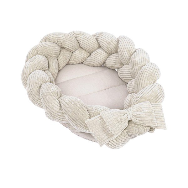 Béžové hnízdečko pro miminko 47x70 cm – Meowbaby